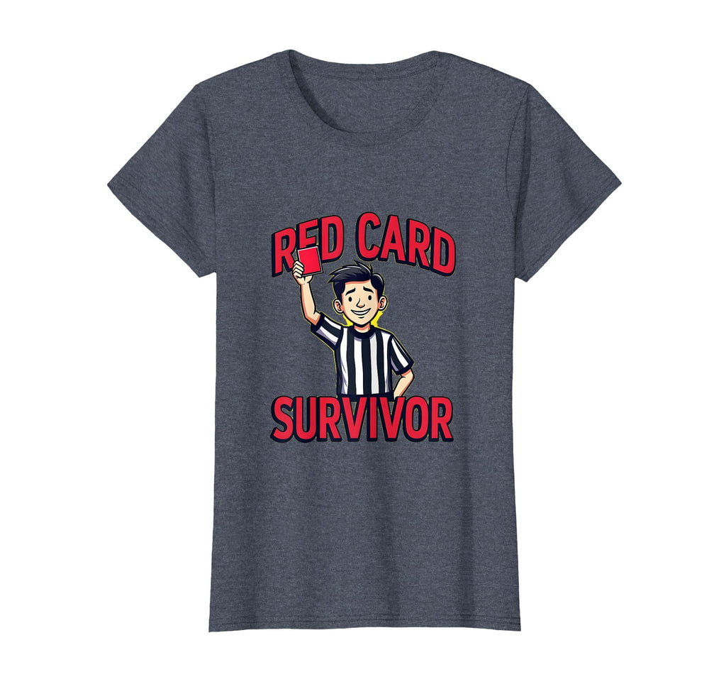 Red Card Survivor Funny Soccer T-Shirt - Custom Art Print for Adults - T-Shirt, Sweatshirt, Hoodie
