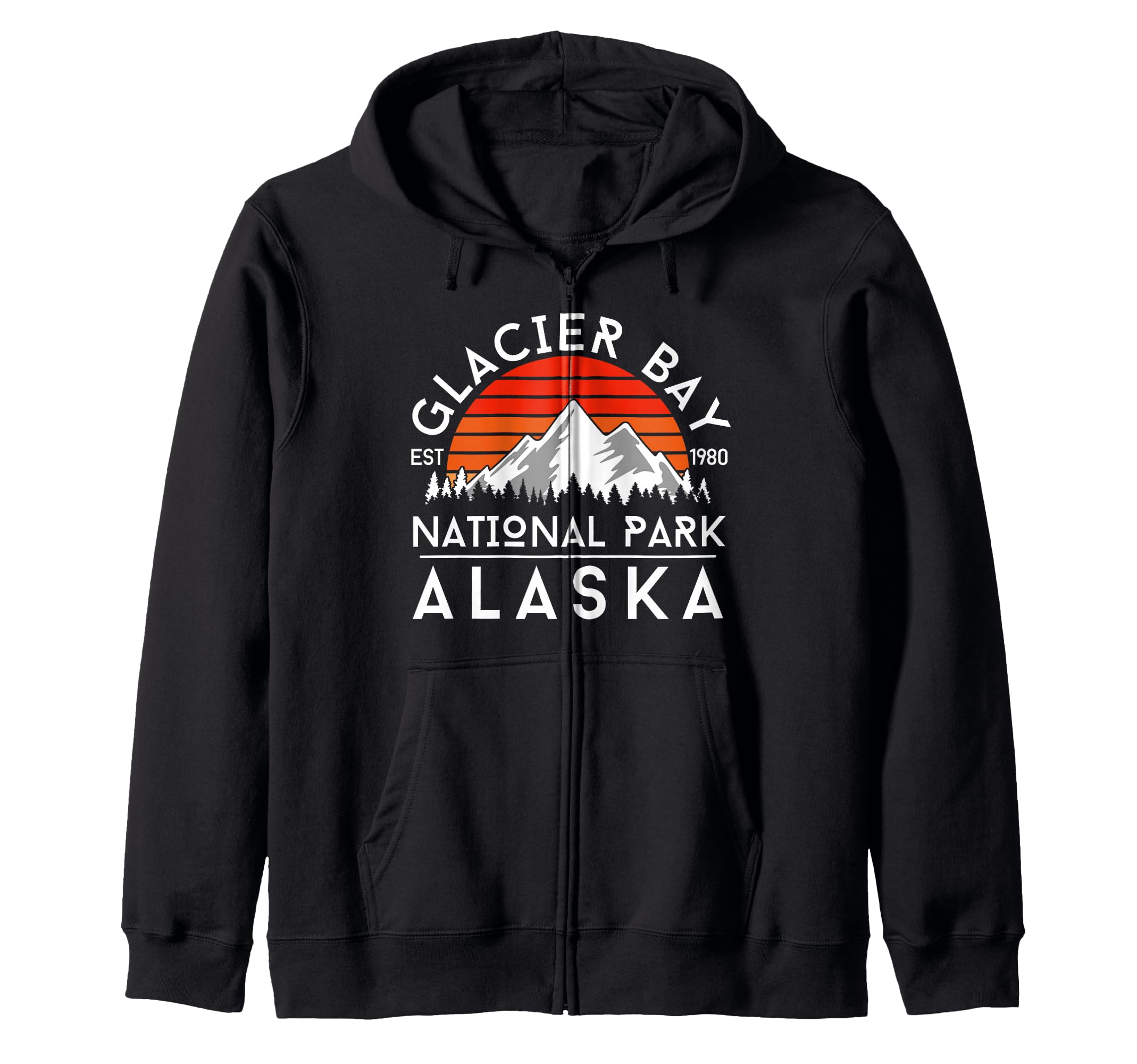 Glacier Bay National Park Alaska Usa T-Shirt - Unique Graphic for Adults - T-Shirt, Sweatshirt, Hoodie