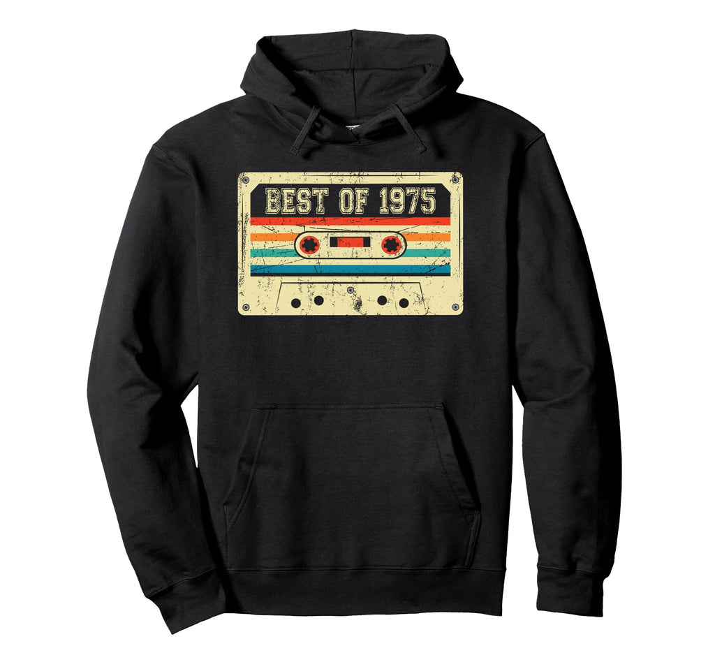 Best 1975 1975 Birthday Cassette Tape Hoodie - Custom Art Print for Adults - T-Shirt, Sweatshirt, Hoodie