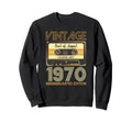 56Th Birthday Gift August 1970 Tape Sweatshirt - Unique Graphic Unisex - T-Shirt, Sweatshirt, Hoodie