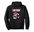 Valentine Gift Soccer Heart Sport Hoodie - Custom Art Print Unisex - T-Shirt, Sweatshirt, Hoodie