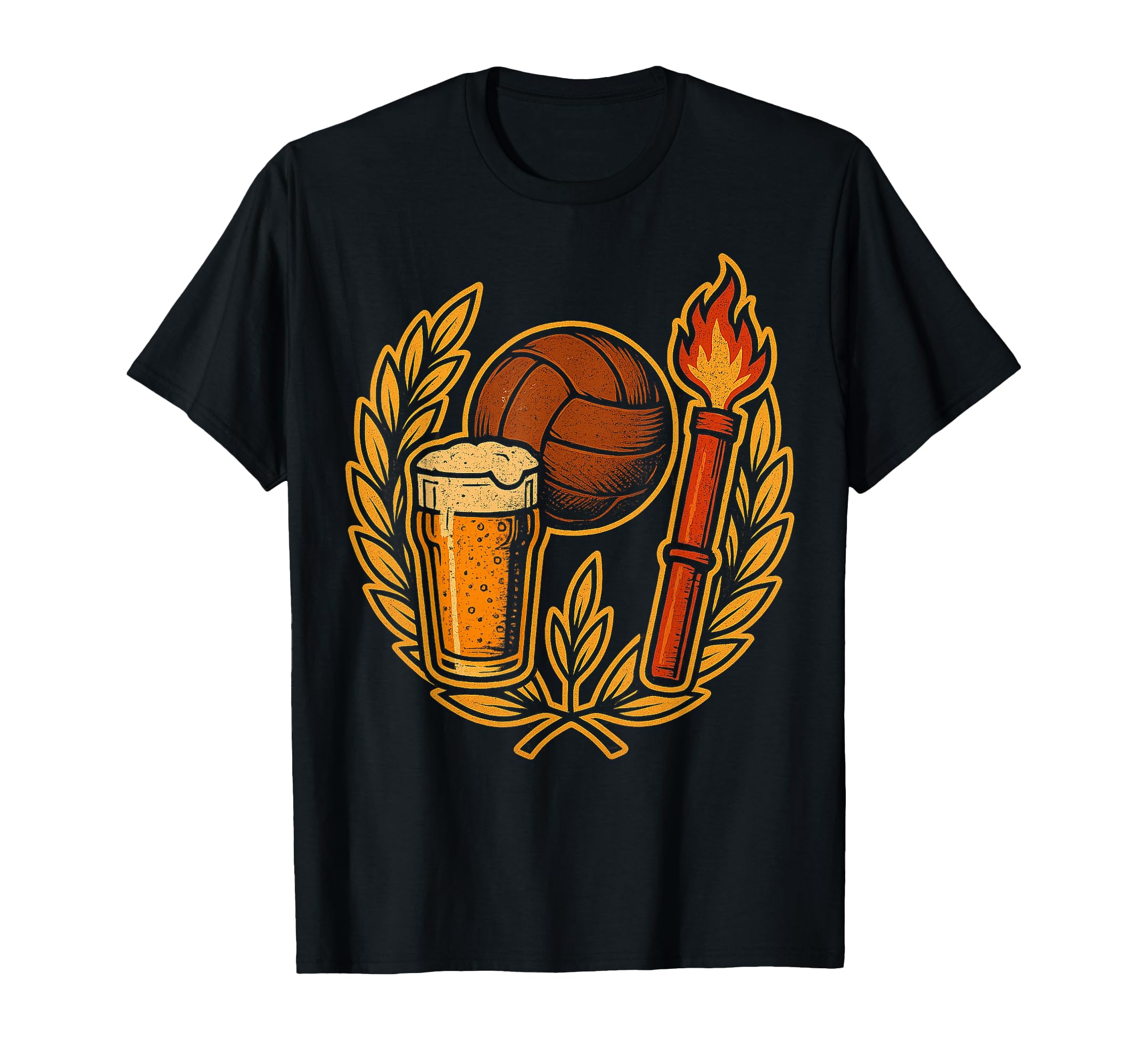 Football Soccer And Beer Funny Game T-Shirt - Custom Art Print Men Women - T-Shirt, Sweatshirt, Hoodie