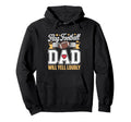 Flag Football Dad Hoodie - Fun Novelty Design Unisex - T-Shirt, Sweatshirt, Hoodie