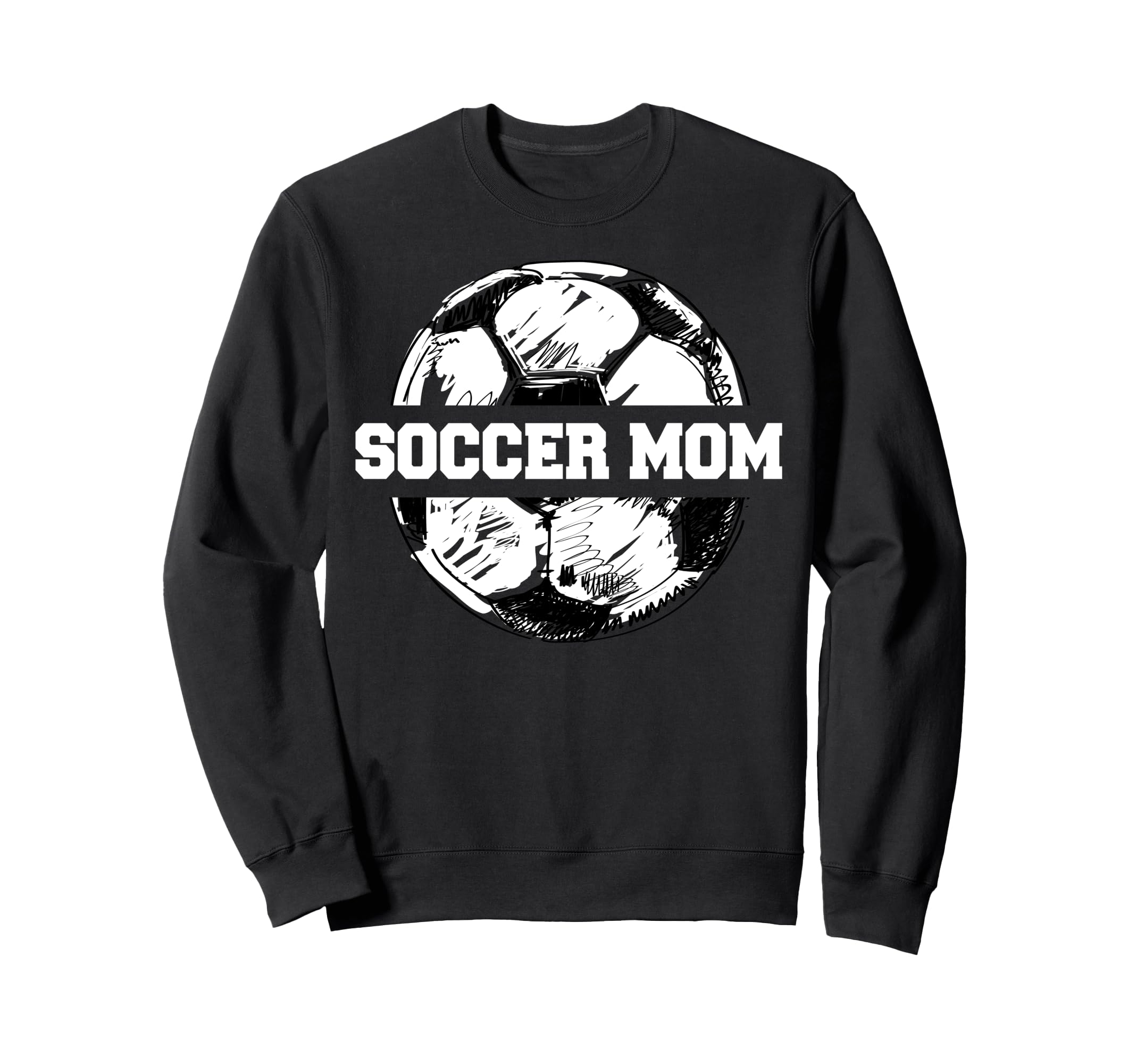 Soccer Mom Funny Soccer Ball Split Sweatshirt - Custom Art Print Men Women - T-Shirt, Sweatshirt, Hoodie
