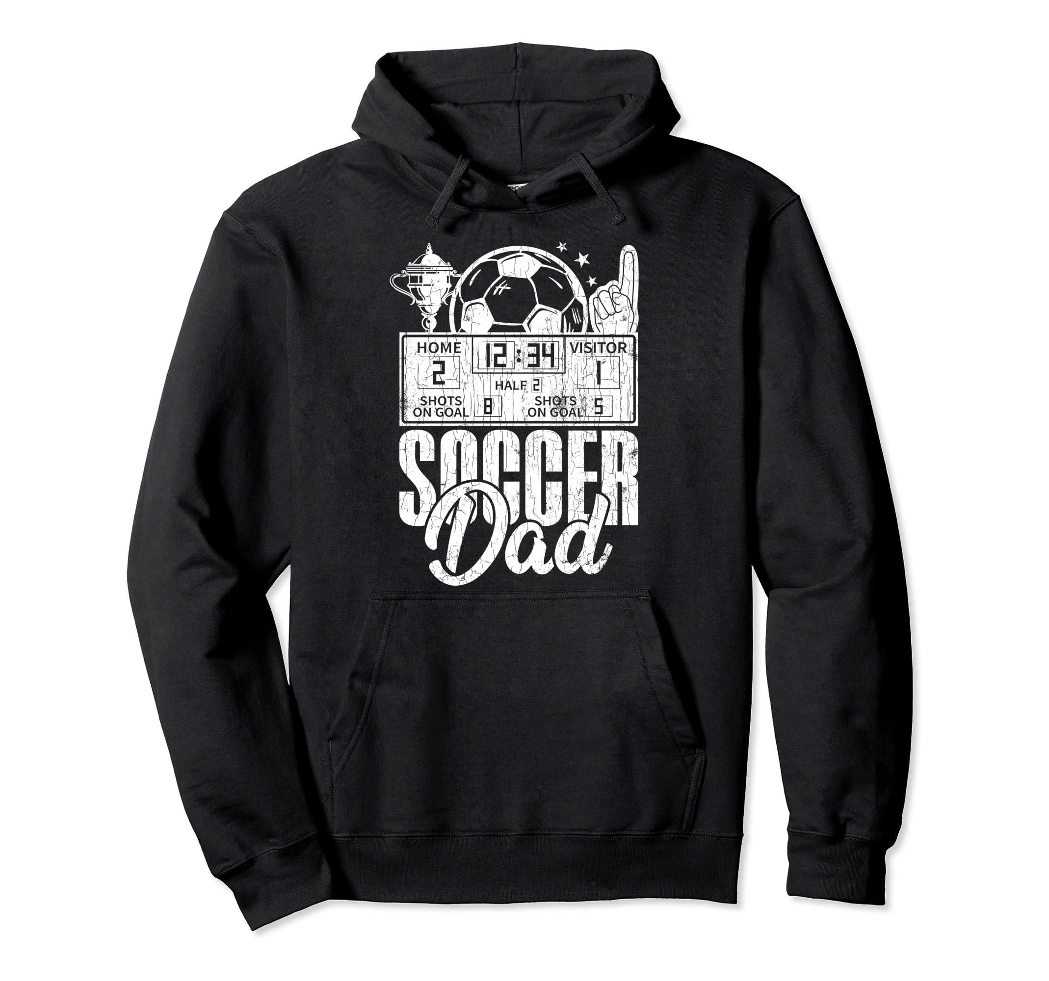 Soccer Dad Funny Player Coach Sports Hoodie - Custom Art Print Unisex - T-Shirt, Sweatshirt, Hoodie
