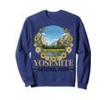 Yosemite National Park Floral Sweatshirt - Aesthetic Graphic Men Women - T-Shirt, Sweatshirt, Hoodie