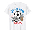 Soccer Moms Club Iced Coffee Cleats T-Shirt - Minimalist Print Unisex - T-Shirt, Sweatshirt, Hoodie
