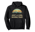 Just Who Loves National Parks Hoodie - Graphic Print Unisex - T-Shirt, Sweatshirt, Hoodie