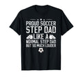 Proud Soccer Step Dad Soccer Player T-Shirt - Custom Art Print Men Women - T-Shirt, Sweatshirt, Hoodie