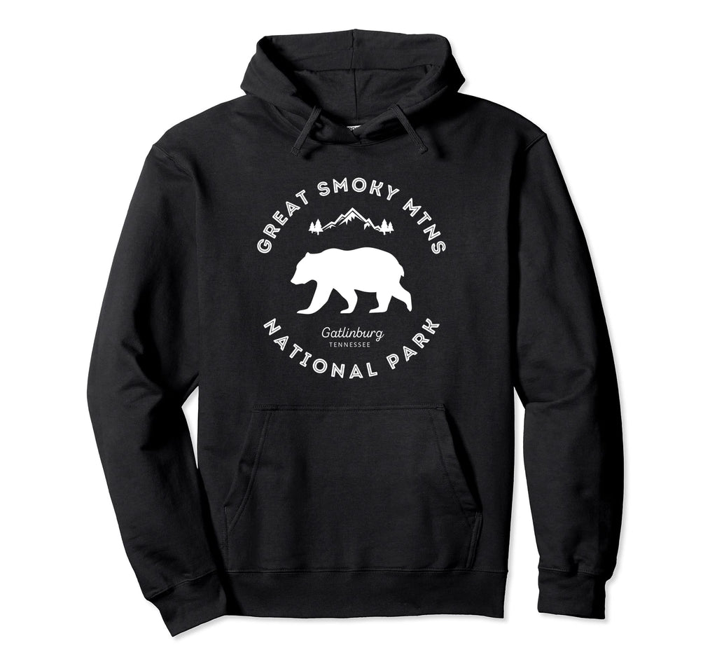 Gatlinburg Tn Bear Great Smoky Hoodie - Trendy Graphic for Adults - T-Shirt, Sweatshirt, Hoodie