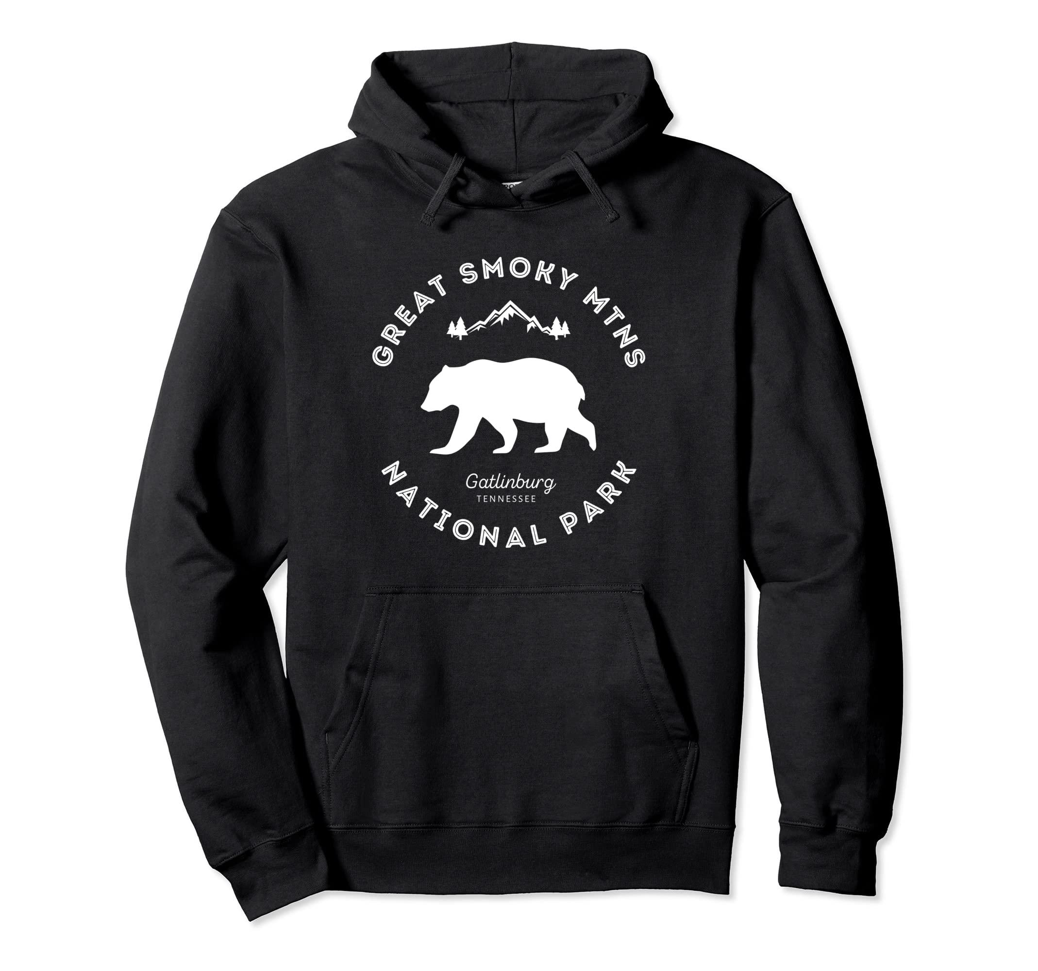 Gatlinburg Tn Bear Great Smoky Hoodie - Trendy Graphic for Adults - T-Shirt, Sweatshirt, Hoodie