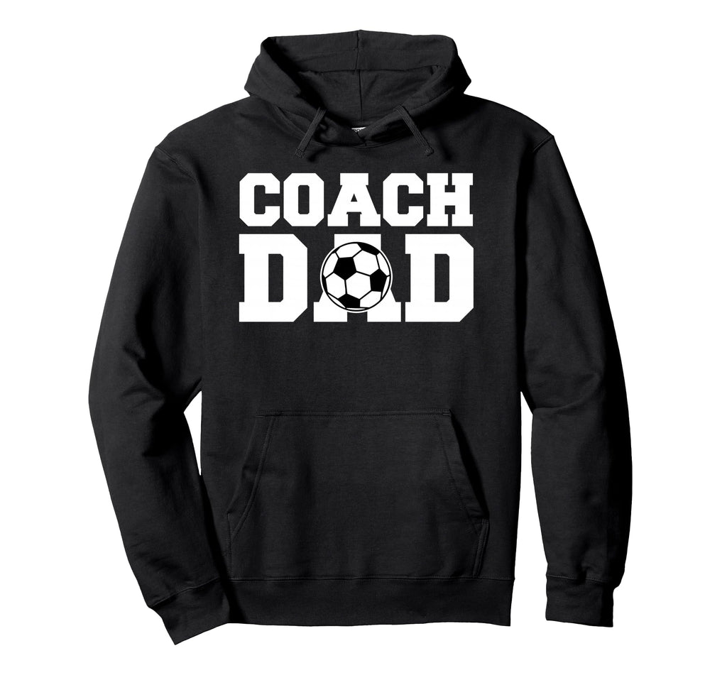 Coach Dad Soccer Dad Soccer Coach Hoodie - Minimalist Print for Adults - T-Shirt, Sweatshirt, Hoodie