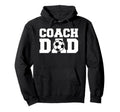 Coach Dad Soccer Dad Soccer Coach Hoodie - Minimalist Print for Adults - T-Shirt, Sweatshirt, Hoodie