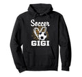 Soccer Gigi Leopard Heart Grandma Hoodie - Novelty Apparel Unisex - T-Shirt, Sweatshirt, Hoodie