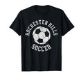 Rochester Hills Soccer Distressed 90S T-Shirt - Minimalist Print for Adults - T-Shirt, Sweatshirt, Hoodie