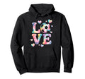 I Love Soccer Goalie Player Fan Game Day Hoodie - Aesthetic Graphic Unisex - T-Shirt, Sweatshirt, Hoodie