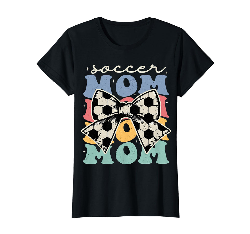Soccer Mom Groovy Soccer Mom Mothers Day T-Shirt - Graphic Print Men Women - T-Shirt, Sweatshirt, Hoodie