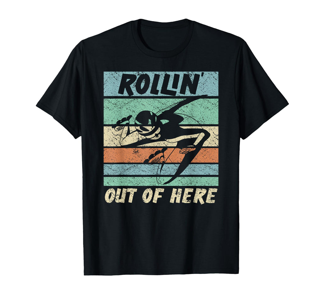 Roller Skates Derby Skater 70S T-Shirt - Custom Art Print for Adults - T-Shirt, Sweatshirt, Hoodie