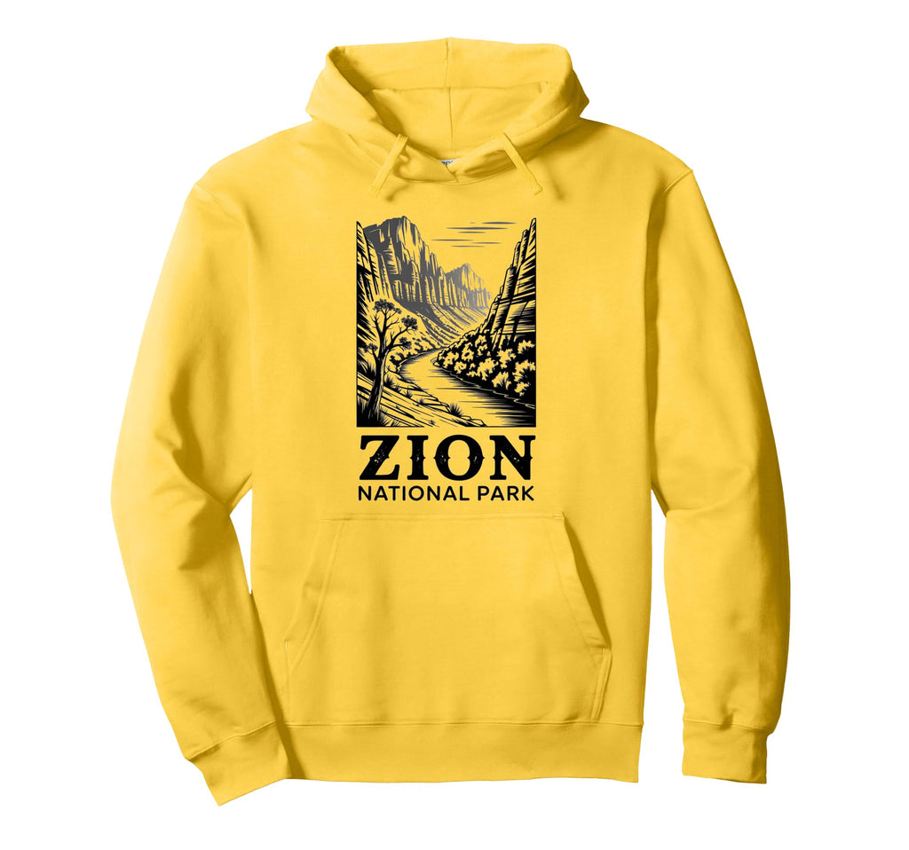 Zion National Park Outdoor Camping Us Hoodie - Unique Graphic Unisex - T-Shirt, Sweatshirt, Hoodie