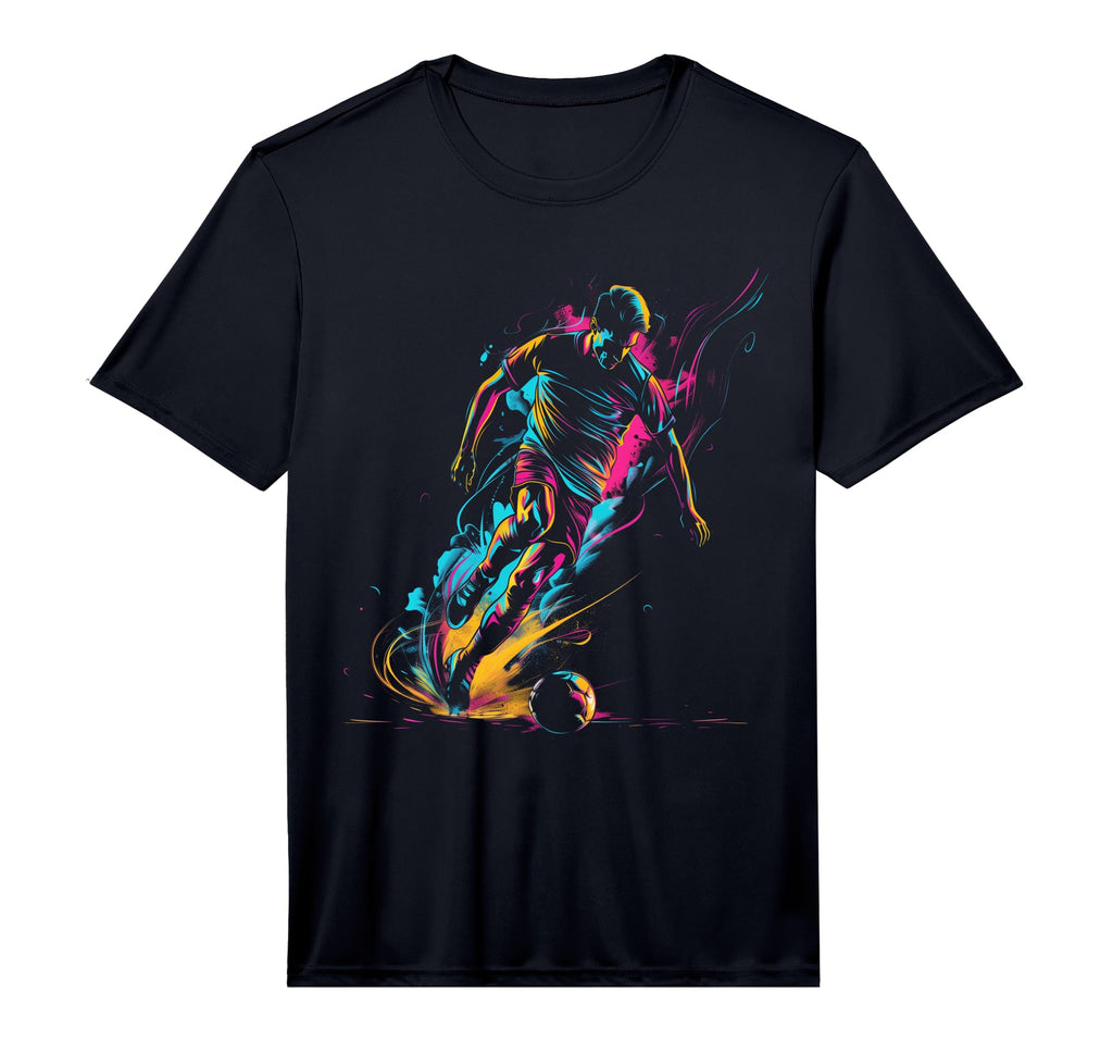 Soccer Player Sports Performance T-Shirt - Custom Art Print Men Women - T-Shirt, Sweatshirt, Hoodie