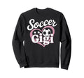 Soccer Gigi Grandma Heart Football Sweatshirt - Unique Graphic Unisex - T-Shirt, Sweatshirt, Hoodie