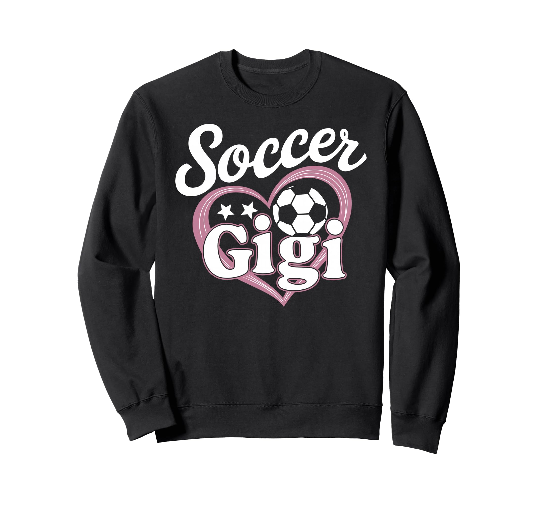 Soccer Gigi Grandma Heart Football Sweatshirt - Unique Graphic Unisex - T-Shirt, Sweatshirt, Hoodie