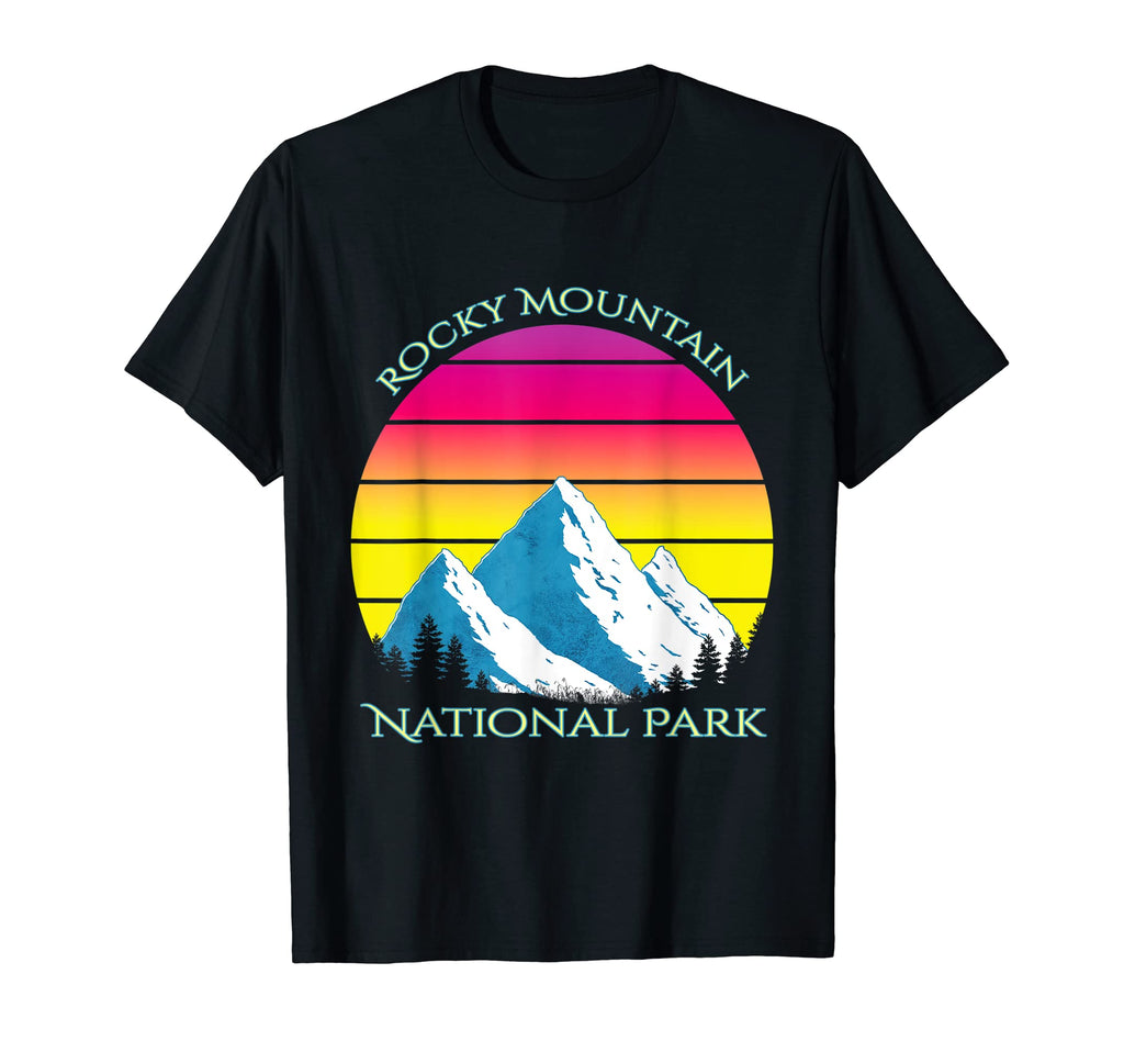 Rocky Mountain National Park Hiking T-Shirt - Fun Novelty Design for Adults - T-Shirt, Sweatshirt, Hoodie