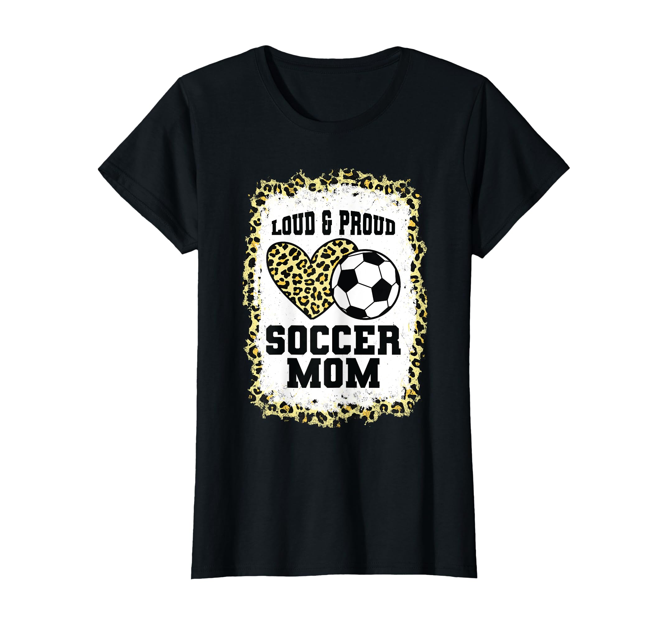 Loud Proud Soccer Mom Heart Soccer Mom T-Shirt - Fun Novelty Design Unisex - T-Shirt, Sweatshirt, Hoodie
