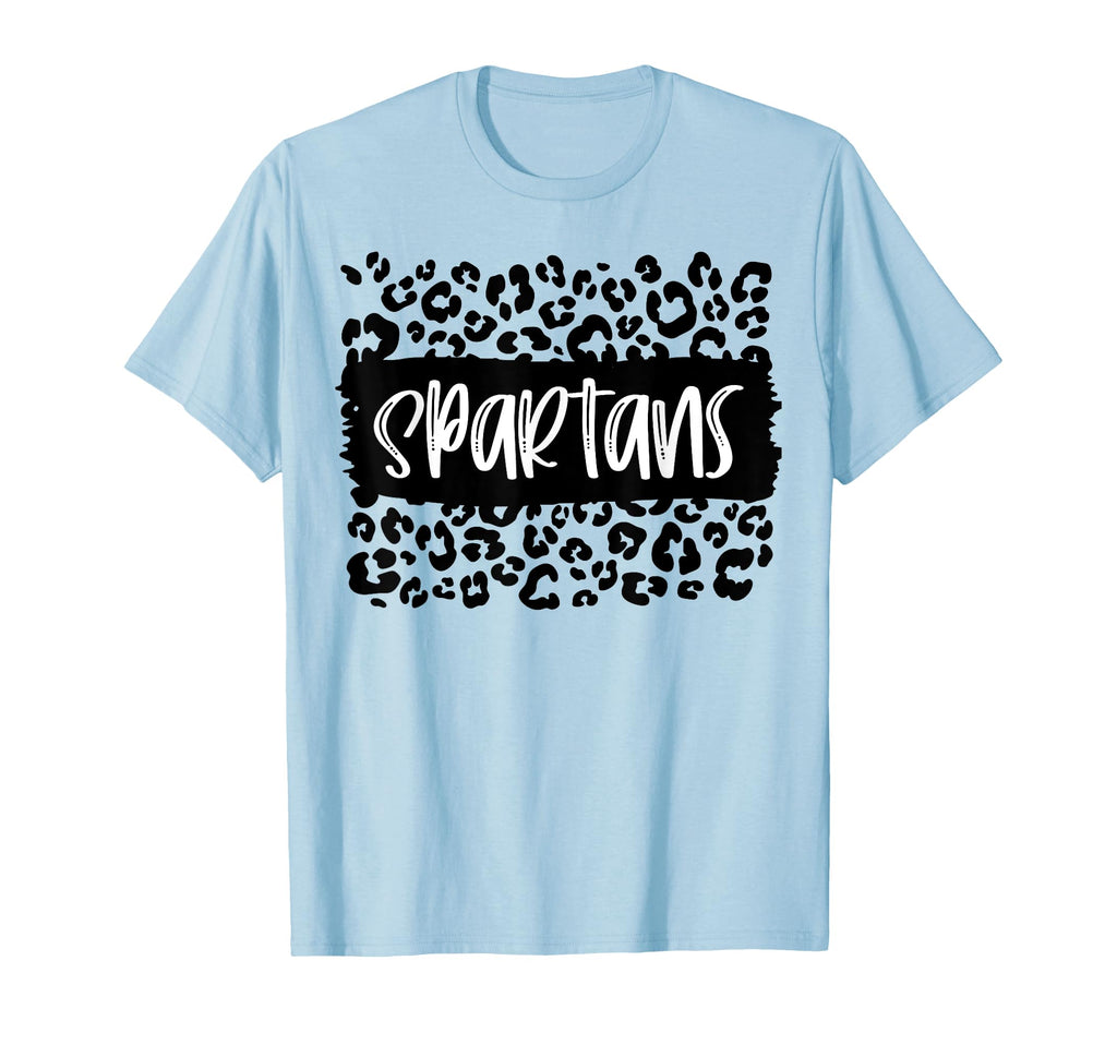 Spartans Team Mascot School T-Shirt - Casual Everyday Wear for Adults - T-Shirt, Sweatshirt, Hoodie