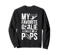 My Favorite Soccer Goalie Pops Sweatshirt - Novelty Apparel Men Women - T-Shirt, Sweatshirt, Hoodie