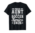 Proud Aunt 2026 Senior Soccer Graduate T-Shirt - Custom Art Print Unisex - T-Shirt, Sweatshirt, Hoodie