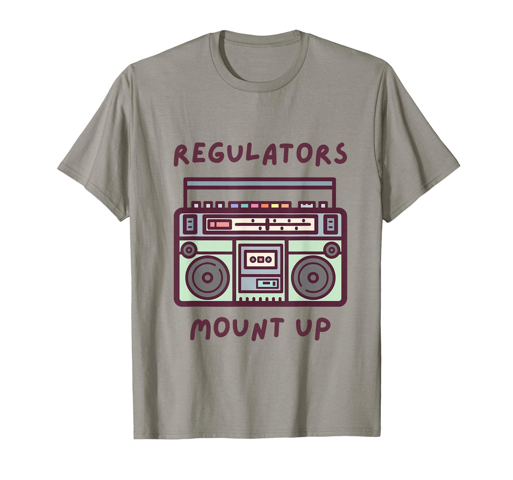 Regulators Mount Up 90S Old School T-Shirt - Aesthetic Graphic Men Women - T-Shirt, Sweatshirt, Hoodie