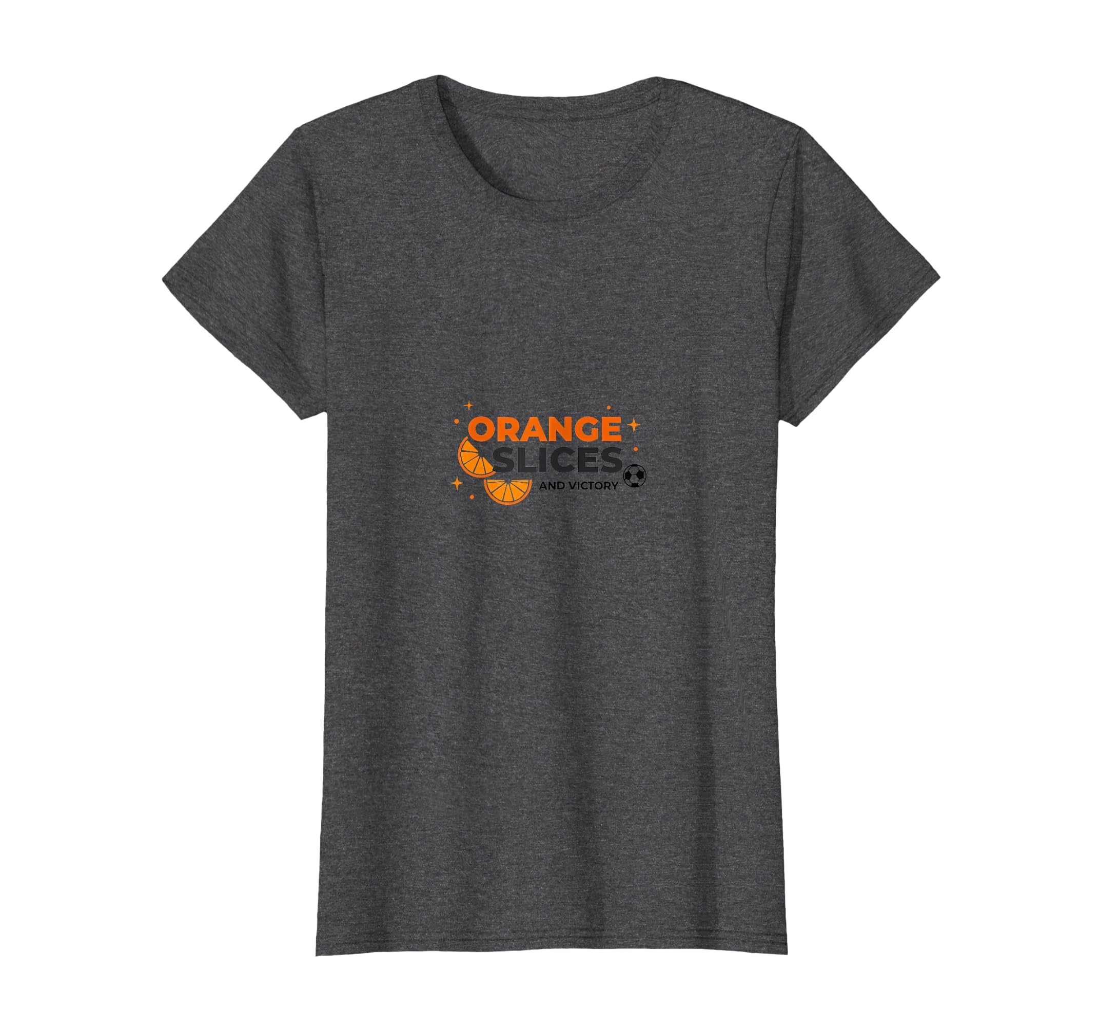 Orange Slices And Victory Soccer Mom T-Shirt - Graphic Print Men Women - T-Shirt, Sweatshirt, Hoodie