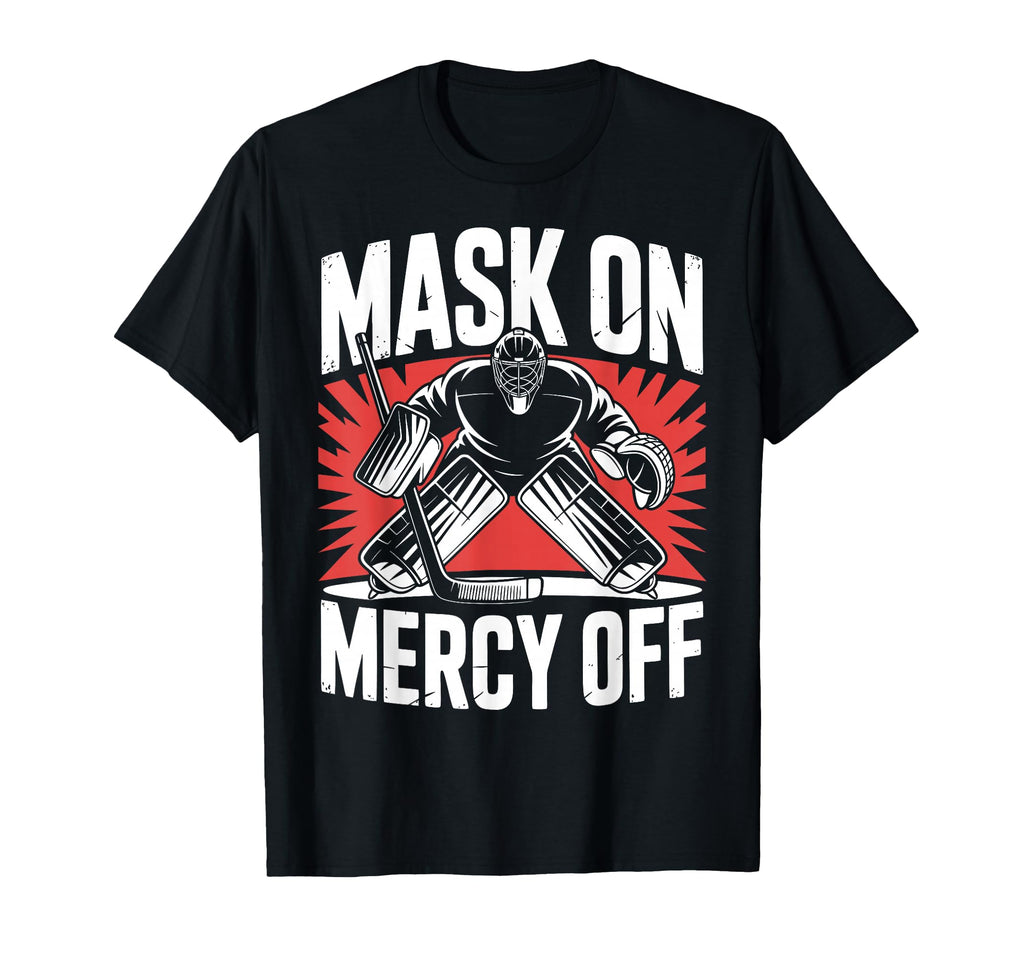 Hockey Goalie Mask Ice Hockey Goalkeeper T-Shirt - Graphic Print for Adults - T-Shirt, Sweatshirt, Hoodie