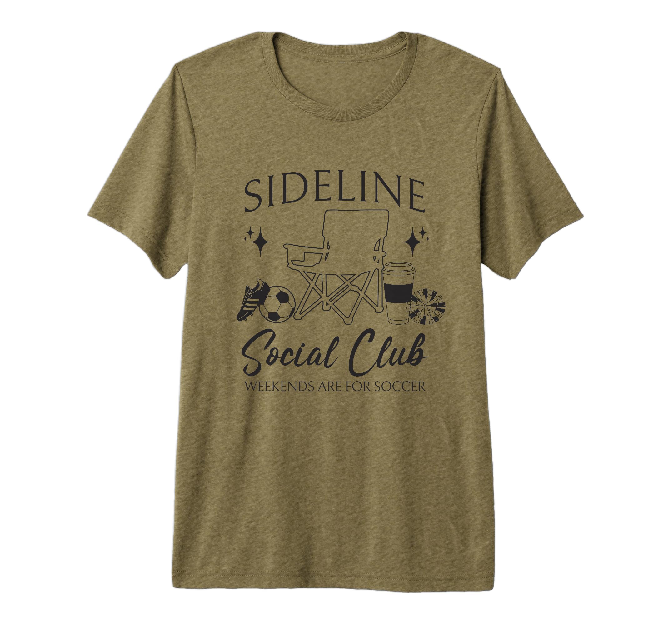 Sideline Social Club Soccer Mom T-Shirt - Aesthetic Graphic for Adults - T-Shirt, Sweatshirt, Hoodie