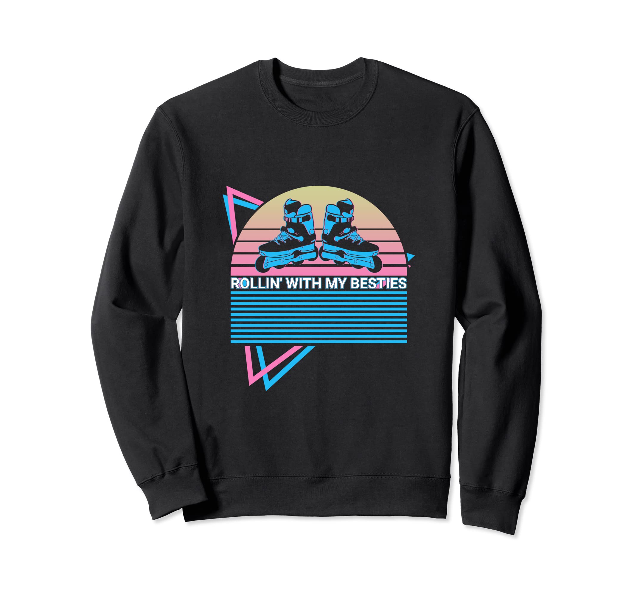Roller Skate Roller Skating Rollin Sweatshirt - Unique Graphic for Adults - T-Shirt, Sweatshirt, Hoodie
