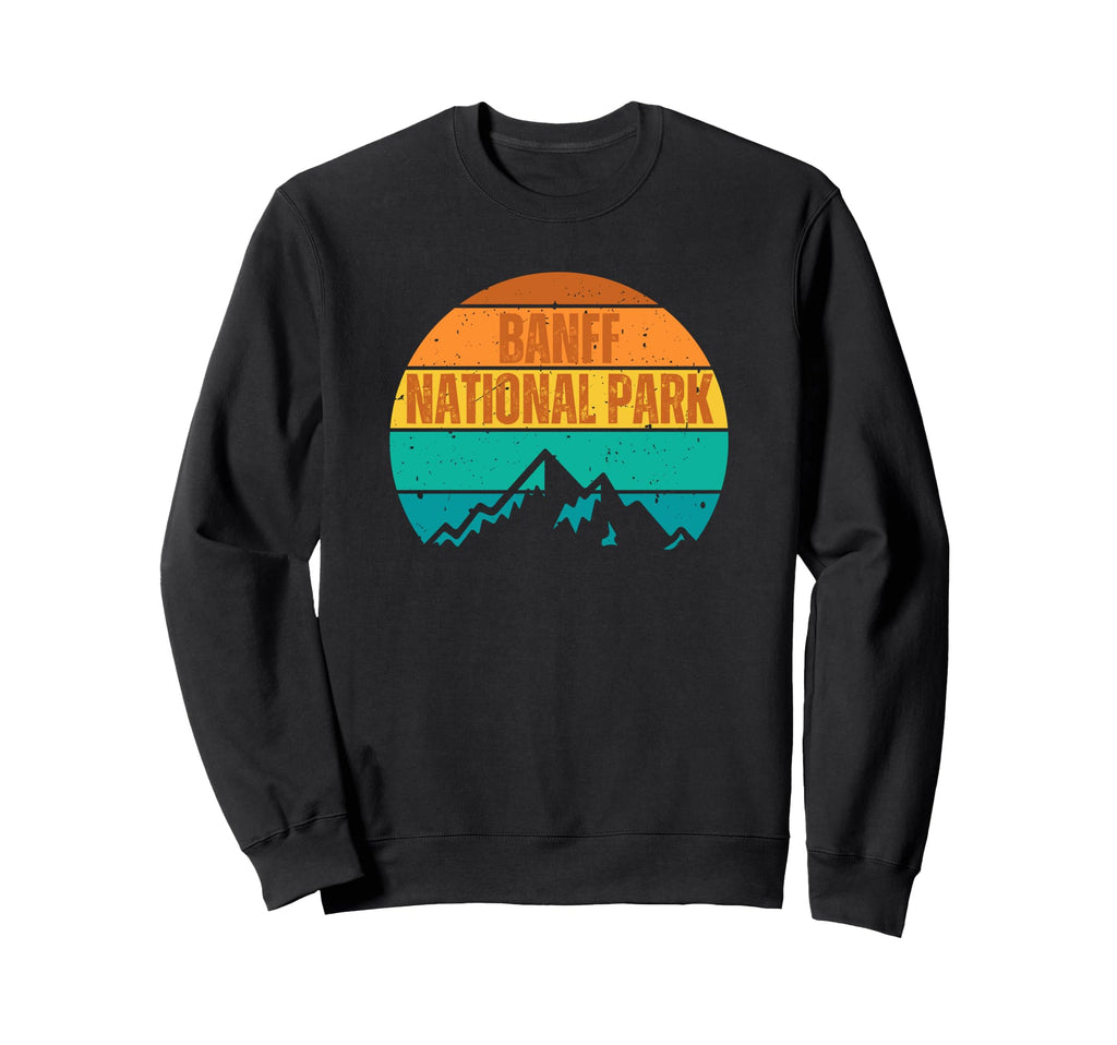 Banff National Park Sunset Mountains Sweatshirt - Trendy Graphic for Adults - T-Shirt, Sweatshirt, Hoodie