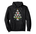 Soccer Tree Santa Soccer X Mas Hoodie - Fun Novelty Design for Adults - T-Shirt, Sweatshirt, Hoodie
