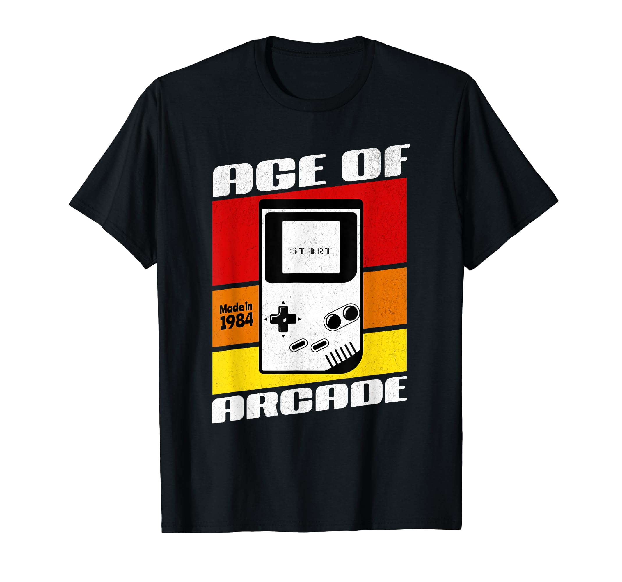 Age Arcade 1984 Gaming Handheld T-Shirt - Trendy Graphic for Adults - T-Shirt, Sweatshirt, Hoodie