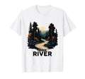 Mink River Minimalist River Mink T-Shirt - Unique Graphic Unisex - T-Shirt, Sweatshirt, Hoodie