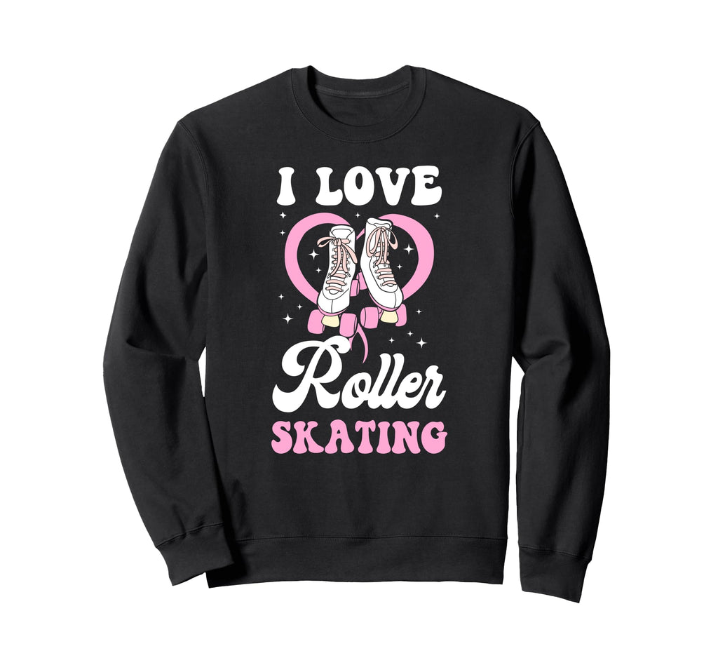Roller Skating Skate 1970S Sweatshirt - Aesthetic Graphic for Adults - T-Shirt, Sweatshirt, Hoodie