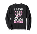 Roller Skating Skate 1970S Sweatshirt - Aesthetic Graphic for Adults - T-Shirt, Sweatshirt, Hoodie