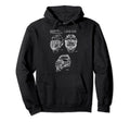 Hockey Goalkeeper Mask 1995 Patent Ice Hoodie - Trendy Graphic for Adults - T-Shirt, Sweatshirt, Hoodie