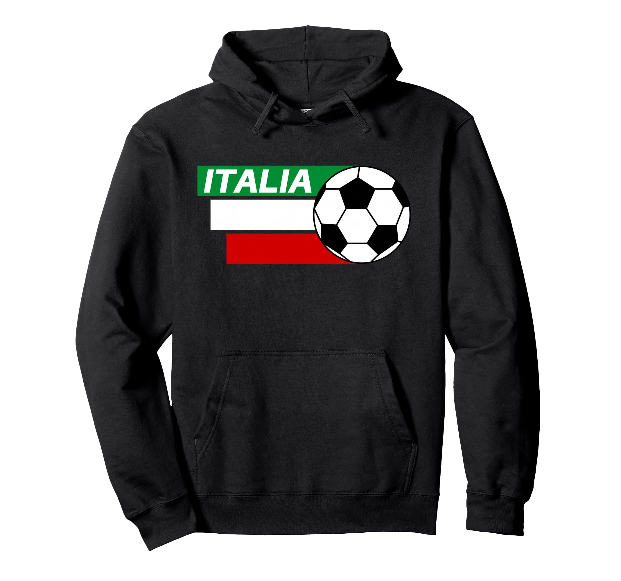 Italy Soccer Italian Flag Colors Soccer Hoodie - Minimalist Print Men Women - T-Shirt, Sweatshirt, Hoodie