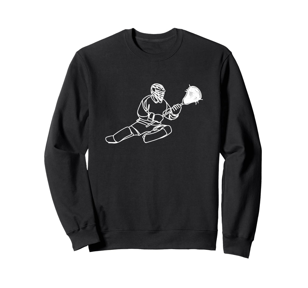 Lacrosse Goalkeeper Team Sport Goaltender Sweatshirt - Graphic Print Unisex - T-Shirt, Sweatshirt, Hoodie