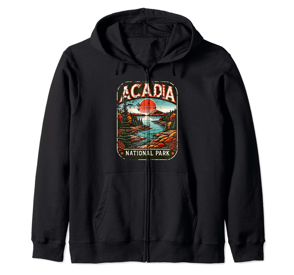Acadia National Park Maine Usa T-Shirt - Custom Art Print for Adults - T-Shirt, Sweatshirt, Hoodie