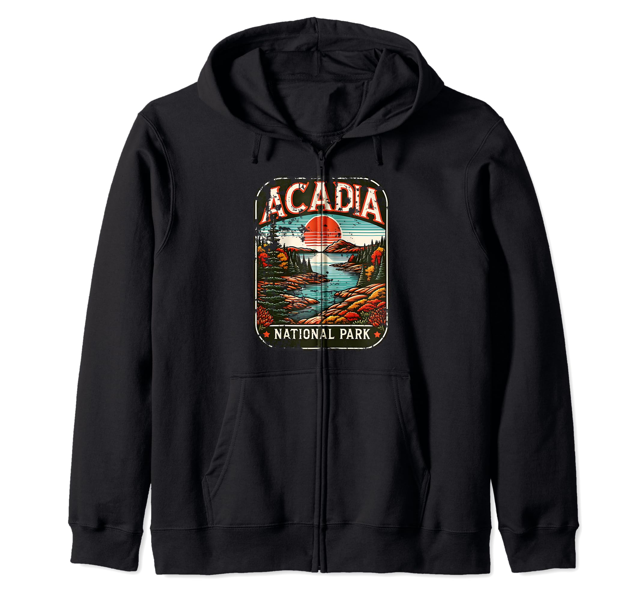 Acadia National Park Maine Usa T-Shirt - Custom Art Print for Adults - T-Shirt, Sweatshirt, Hoodie