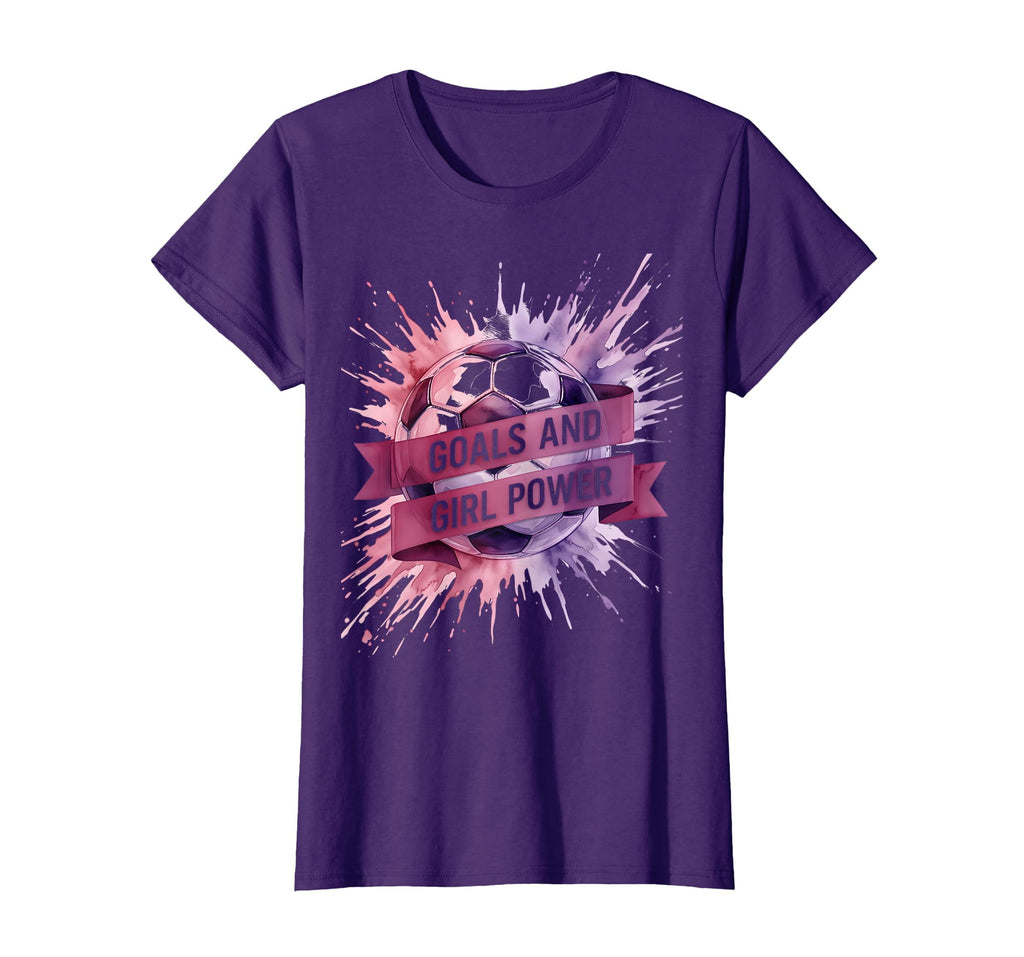 Goals And Power Soccer T-Shirt - Fun Novelty Design Men Women - T-Shirt, Sweatshirt, Hoodie