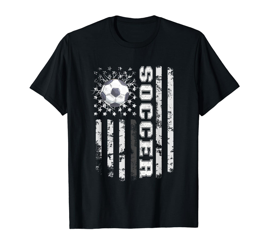 Soccer Usa Us Flag Soccer Coach T-Shirt - Streetwear Style for Adults - T-Shirt, Sweatshirt, Hoodie
