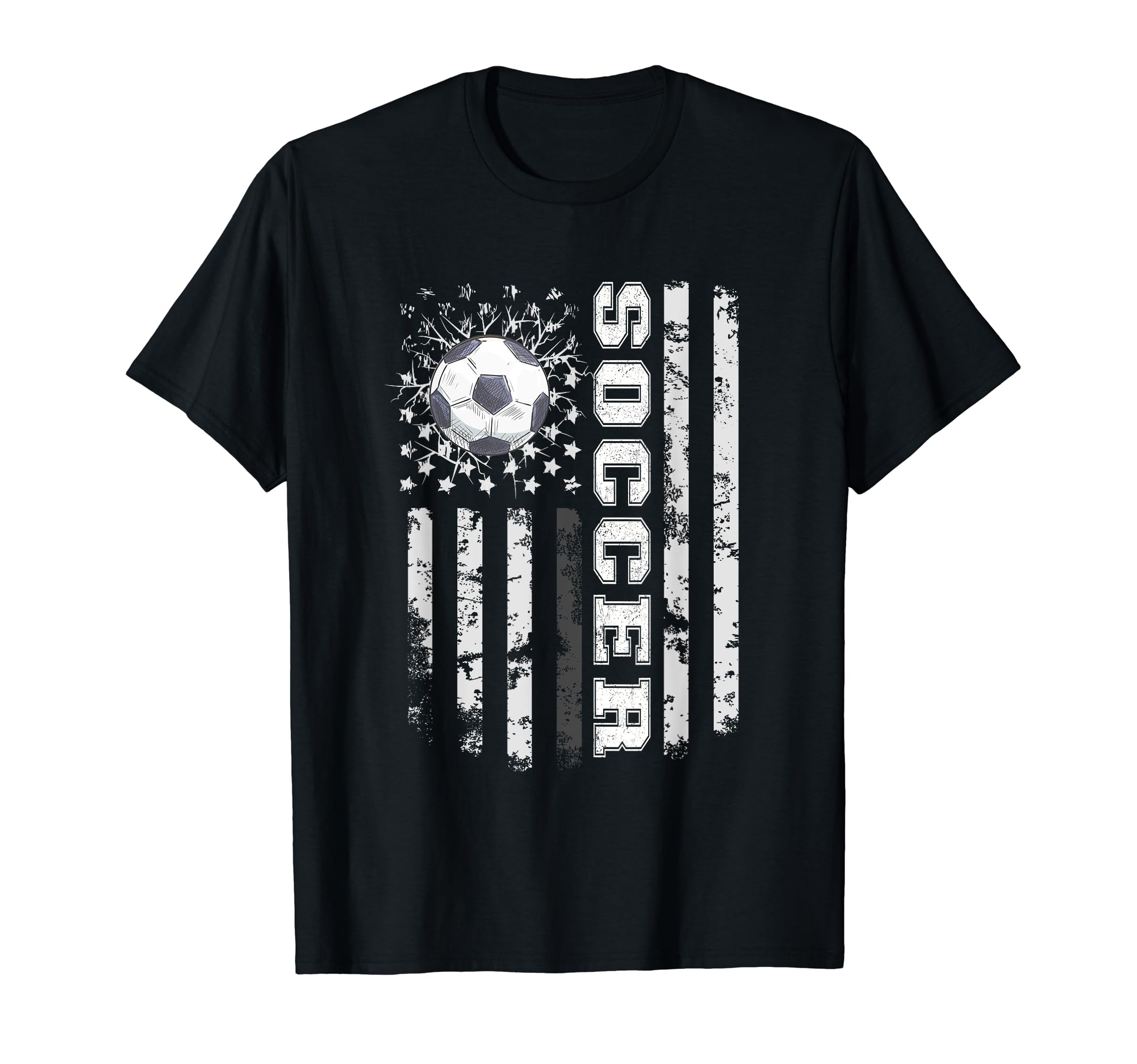 Soccer Usa Us Flag Soccer Coach T-Shirt - Streetwear Style for Adults - T-Shirt, Sweatshirt, Hoodie